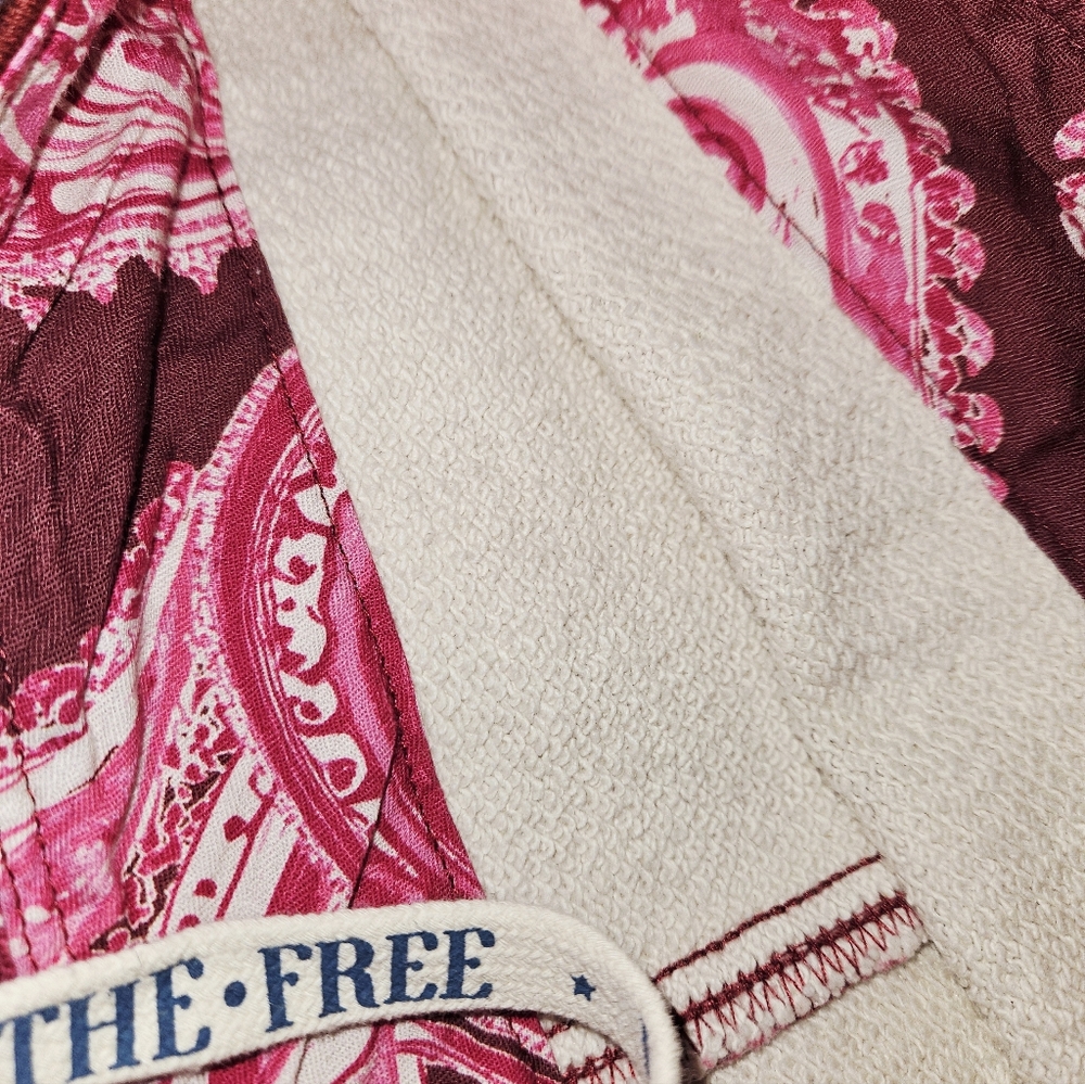 Free People Jet Set Pink/red sweatpants - Picture 4 of 5